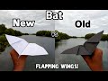 New Vs Old Paper Bat Planes Flying Comparison and Making Tutorial