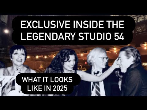 STUDIO 54 : Exclusive INSIDE the Legendary New York City Disco in 2025 | FIRST Tour of 70’s Club 
