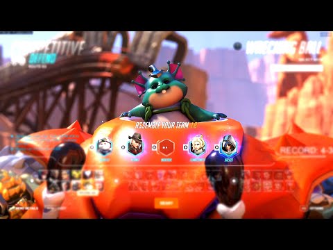 HARBLEU TOP 500 ZARYA AND HAMMOND GAMEPLAY - OVERWATCH 2 SEASON 6