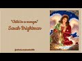 Child in a manger - Sarah Brightman