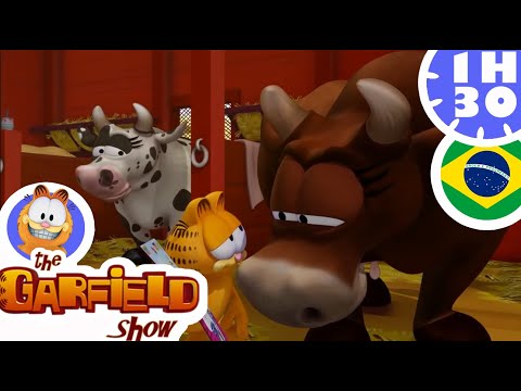 🐓 Garfield faz amigos no campo! 🐄 - O Show do Garfield