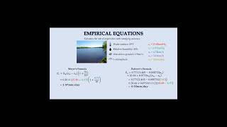 Evaporation Estimation   Using Meyer's and Rohwer's Formulas #shorts #civilengineering #hydrology