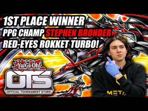 Yu-Gi-Oh! OTS 1st Place WINNER - Red-Eyes Rokket Turbo Deck Profile & Combo [Stephen Bronder] 2020!