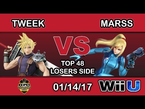 2GGC: Genesis Saga - Tweek (Cloud) Vs. DNL | Marss (Zero Suit Samus) Top 48 Losers - Smash Wii U