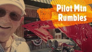 The Town of Pilot Mountain NC Hosts a Car Show on Jurgen's Journeys