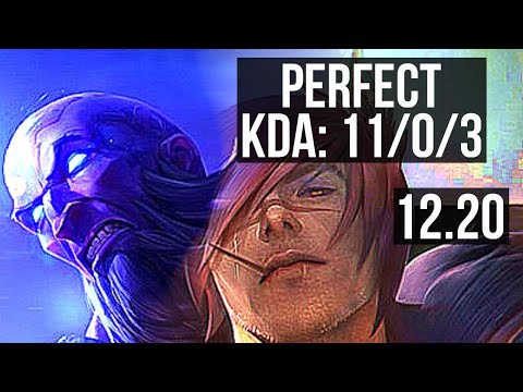 RYZE vs SETT (MID) | 11/0/3, Legendary | KR Grandmaster | 12.20