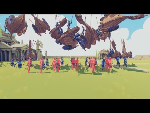 TABS | 10 spear trower vs 10 every units!!