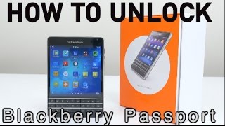 How to Unlock Blackberry Passport on ANY NETWORK (AT&T, Vodafone, Bell, O2, Telus, ETC)
