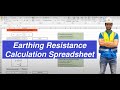 Earthing Resistance Calculations using Excel Spreadsheet
