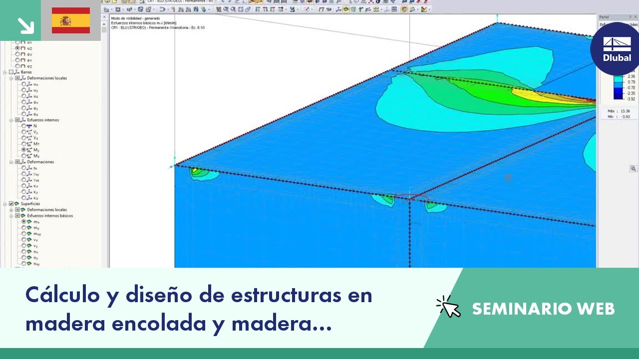 Seminario web: Cálculo y diseño de estructuras en madera encolada y madera contralaminada