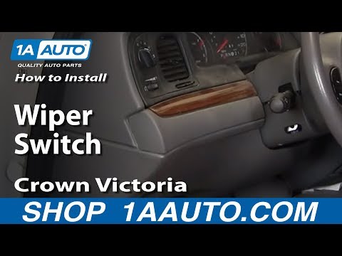 How to Replace Combination Switch 03-11 Ford Crown Victoria
