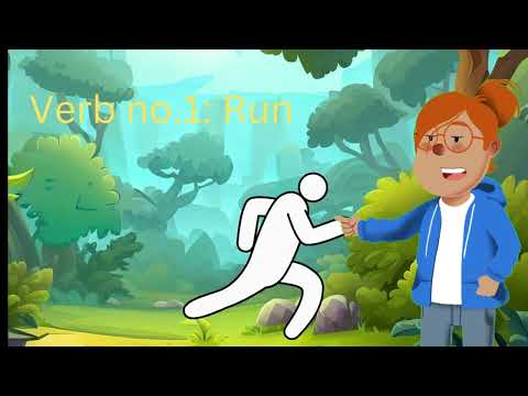 Action Verbs | Reading & Writing poe for Kids | Verb poem | Cartoon Stories