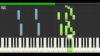Always On My Mind /Easy version/ - Elvis Presley | Adelina Piano synthesia tutorial
