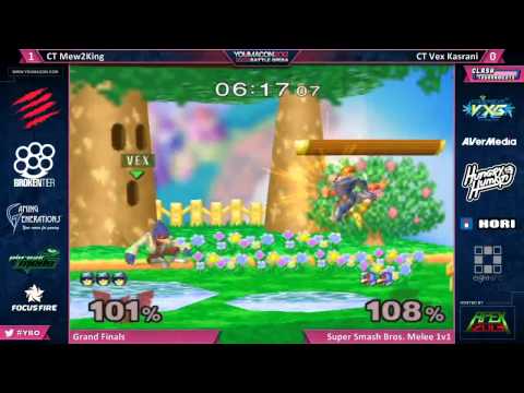 YBO Melee - CT Mew2King vs CT Vex Kasrani - Grand Finals