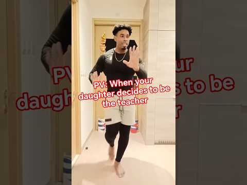 PV: When you try to give a Salsa class but your daughter wants to be the teacher😂. Live highlight!