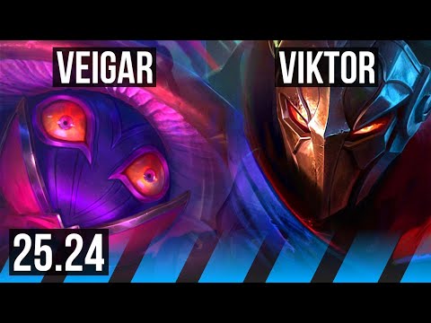 VEIGAR vs VIKTOR (MID) | KR Master | 25.24