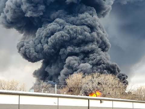 Foam Recycling Plant Fire - North Richland Hills - 02-25-2021