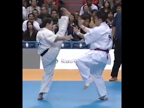 Julio Del Valle (CR) vs Kentaro Tanaka (Japan) 9th World Open Karate Tournament 2007 Kyokushinkaikan