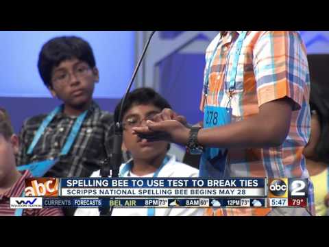 New way to break ties at the Scripps National Spelling Bee