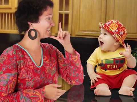 Baby sign language
