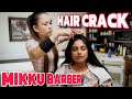 Hair Cracking Head Massage Therapy By Mikku Barber To Reduce Headache N Stress ASMR