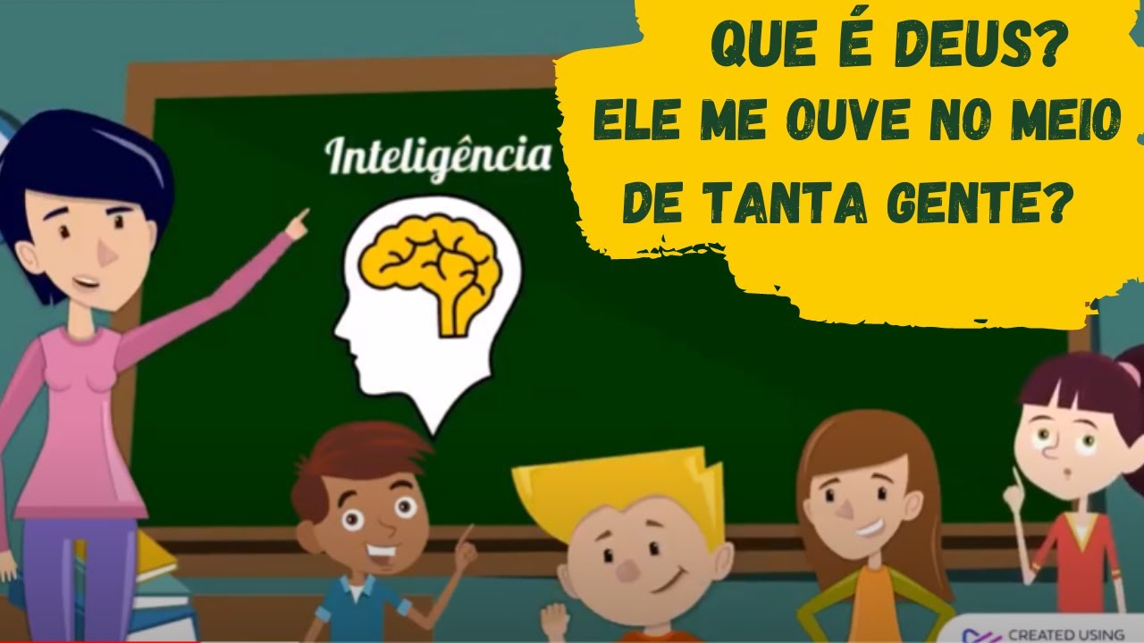 Que é Deus? ELE me ouve no meio de tanta gente? Uma história para Evangelização Infantil Espírita.