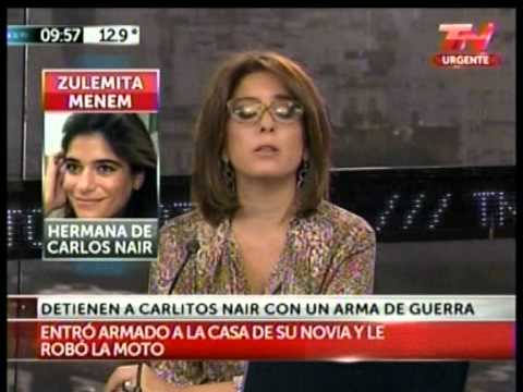 Zulemita Menem habló sobre la detención de su hermano