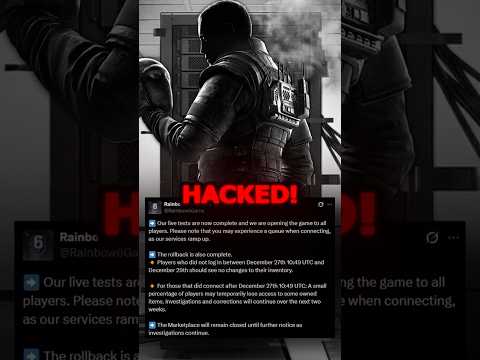 Rainbow Six Siege Was HACKED! #shorts #gaming