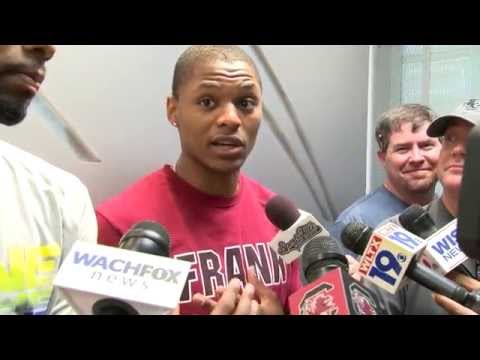 RAW: Frank Martin, Ty Johnson and Sindarius Thornwell discuss Four Nations Cup