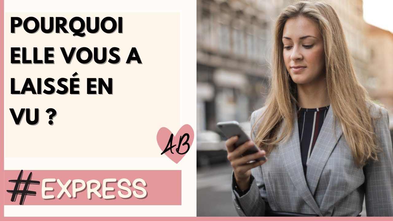 Pourquoi elle ne RÉPOND PAS à mes messages et elle m'a laissé en VU (sous-titré)
