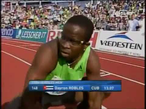 Dayron Robles, 13 07 0 7m s, Hengelo, 2011 WL