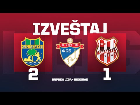 Izveštaj ZEMUN - SINĐELIĆ Srpska Liga Beograd 10. Kolo