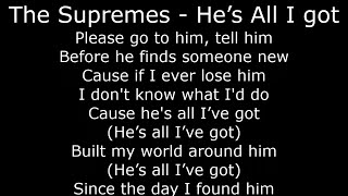 Northern Soul - The Supremes - He’s All I Got  - With Lyrics
