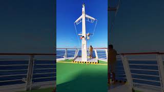 Voyager of the Seas View Transatlantic cruise from front of ship