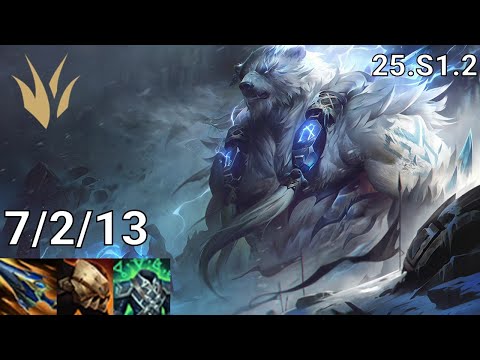 Volibear Jungle vs Viego - EUW Master | Patch 25.S1.2