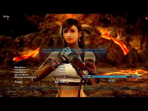 Tekken 7 Gameplay - Josie as Tifa Lockheart