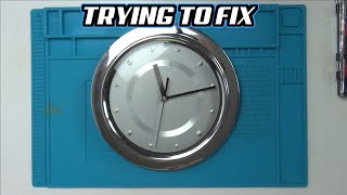 Trying to FIX a DROPPED KITCHEN CLOCK