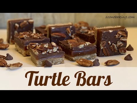 Turtle Bars video demonstration - sconebaking.com