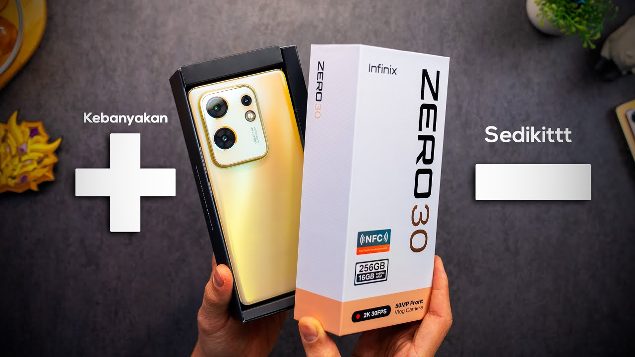 Rp3 JUTAAA Luar biasa!!! Unboxing Infinix Zero 30 Indonesia!
