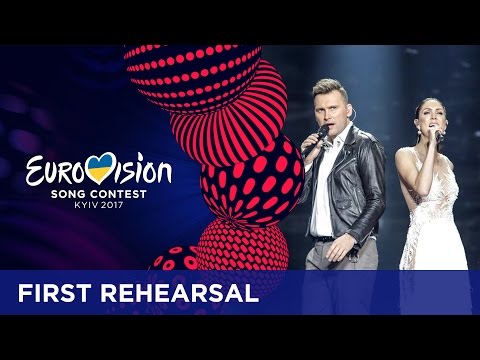 Koit Toome & Laura - Verona (Estonia) First rehearsal in Kyiv