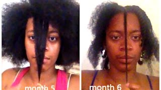 MONTH 6 Hairfinity final Comparison +length Check