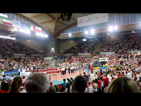 Hymn Brazylii Liga Światowa 2014 Bydgoszcz Polska- Brazylia