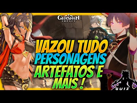 INFORMAÇÕES DOS PERSONAGENS NOVOS, PRÓXIMOS BANNERS E ARTEFATOS NOVOS ! | GENSHIN IMPACT