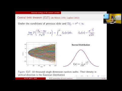 "KPZ universality class and beyond: from exact solutions to universal laws" by Prof. Povolotsky