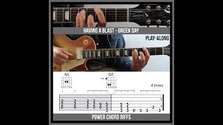 Having a Blast (TAB) - Green Day - Power Chord Guitar Riffs