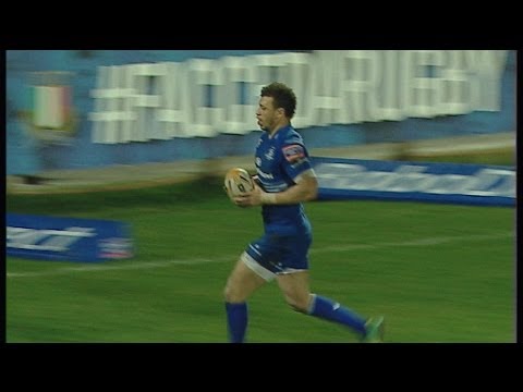 Zane Kirchner Try - Zebre v Leinster 9th February 2014