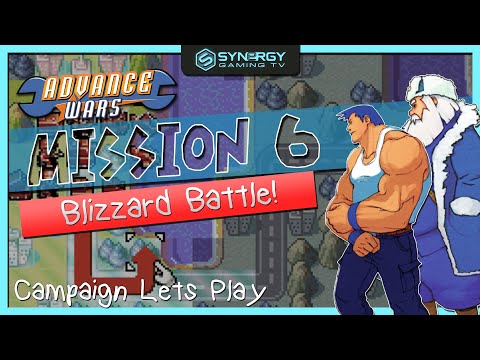 Mission 6: Blizzard Battle! - Lets Play Advance Wars, Campaign - Gameplay