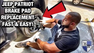 HOW TO REPLACE THE FRONT BRAKES ON A JEEP PATRIOT FAST & EASY!