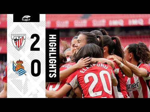 RESUMEN I Athletic Club 2-0 Real Sociedad | Liga F 2024-25 MD19