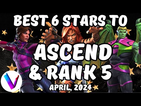 Best 6 Star Champions to Ascend & Rank 5 Ranked & Tier List - Vega's Tier List, April 2024 - MCoC